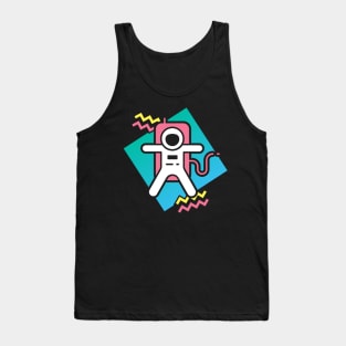 Retro 90s Astronaut Aesthetic Tank Top